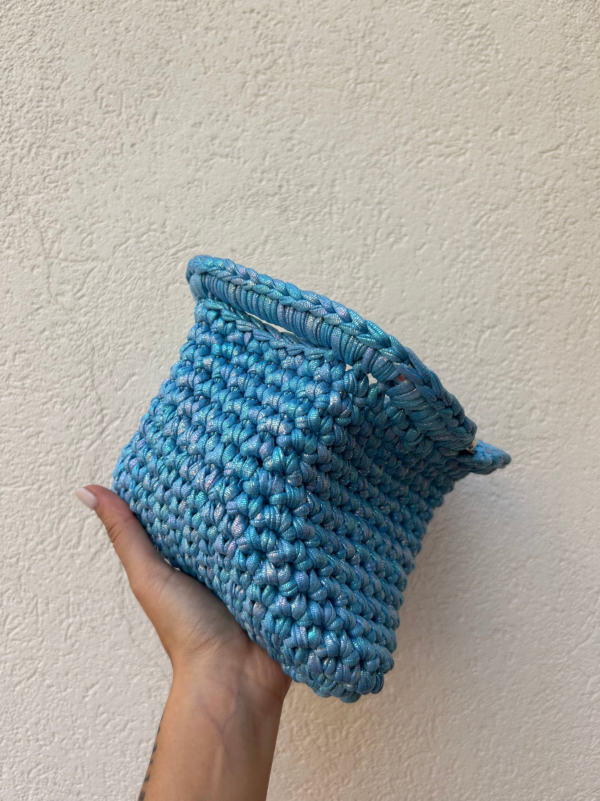 Azzurro metal - clutch
