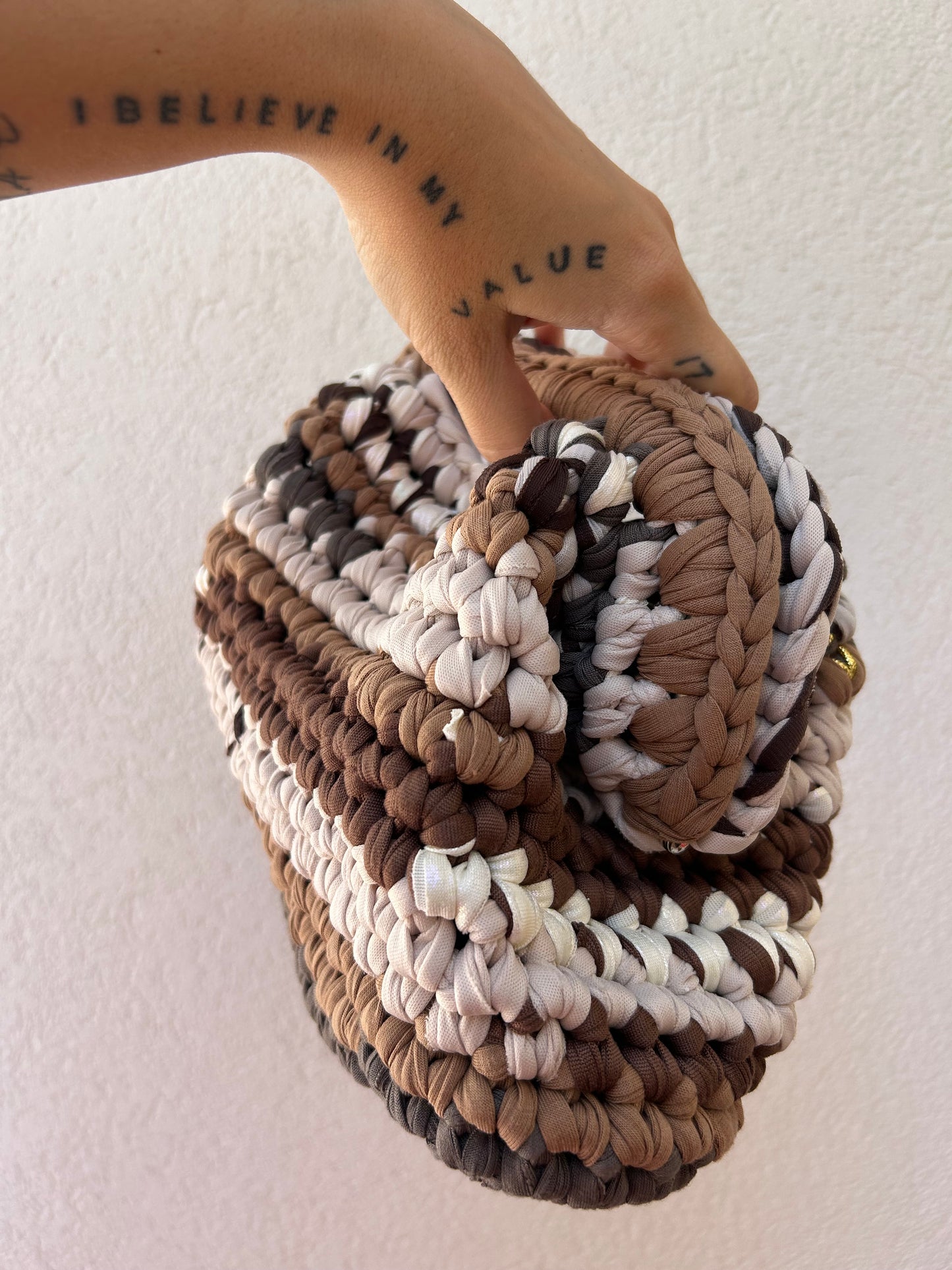 Marrone mix - clutch versione big