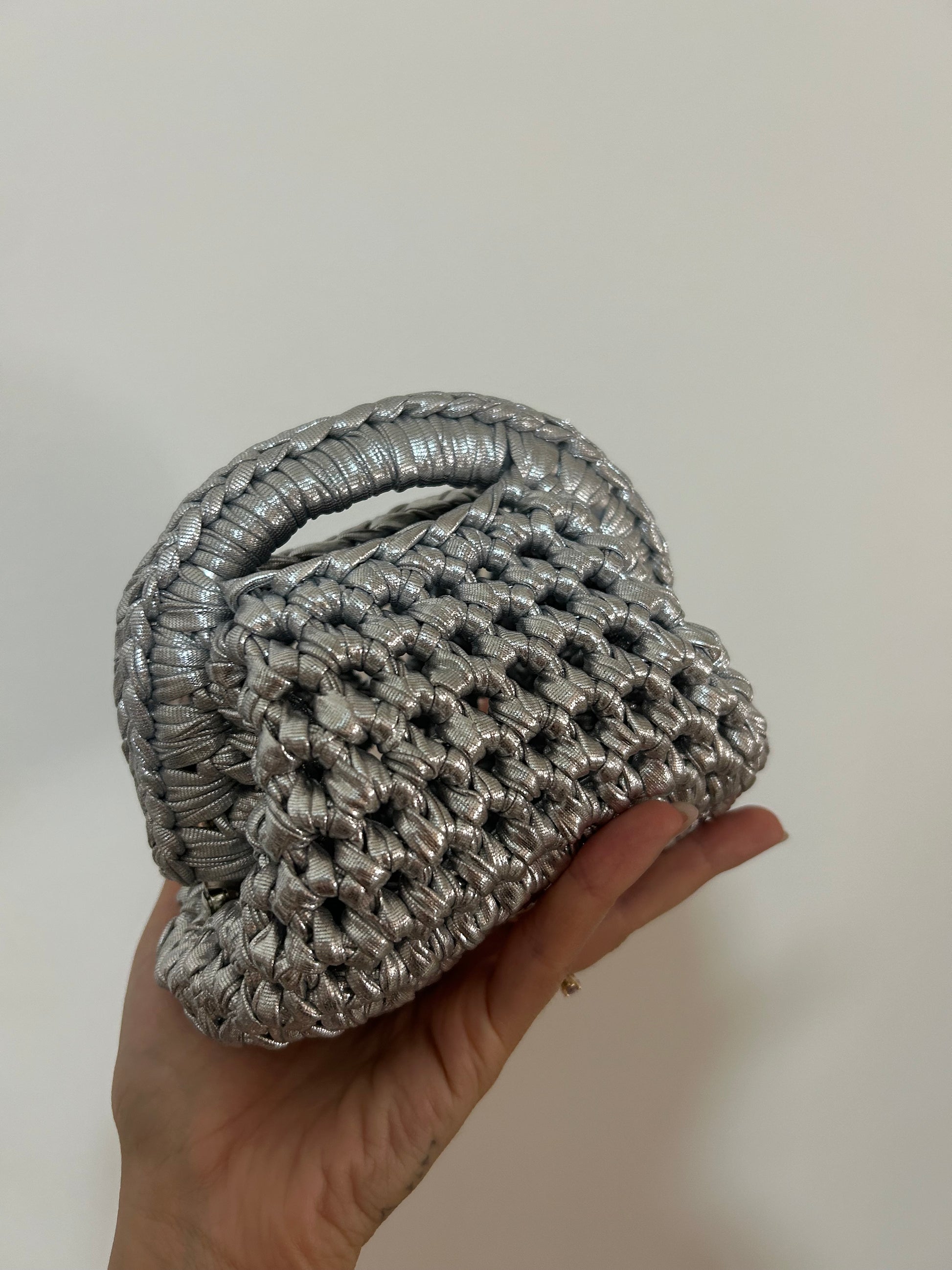 Argento - clutch versione gioiello