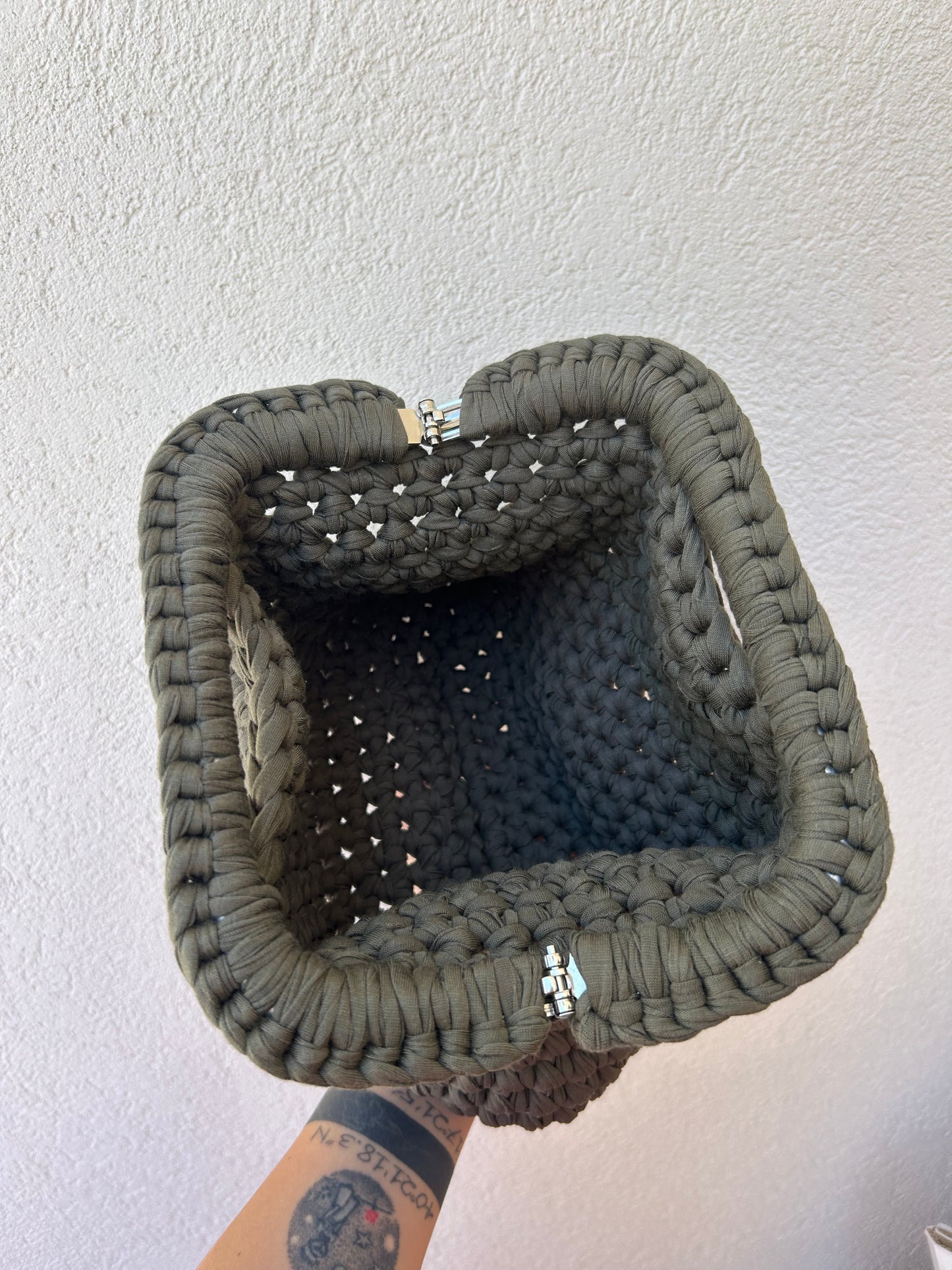 Verde militare - clutch versione big