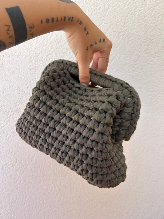 Verde militare - clutch versione big