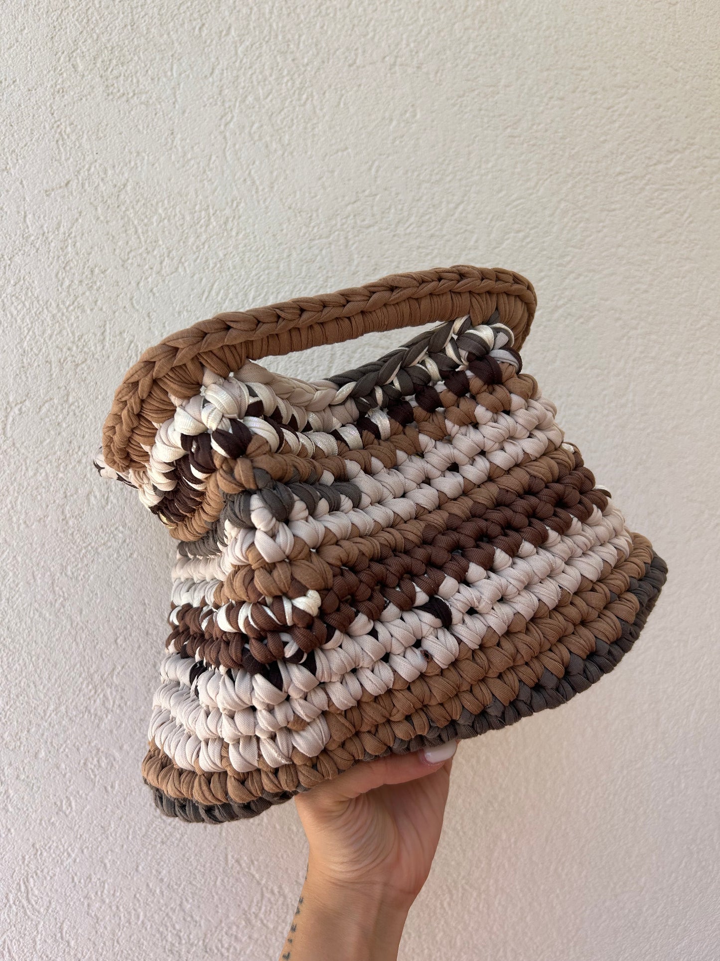 Marrone mix - clutch versione big