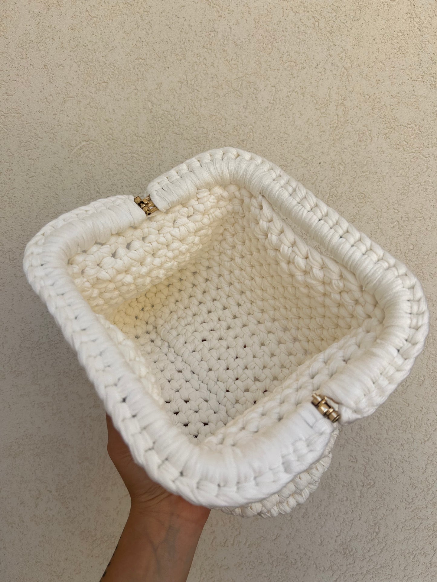 Bianco latte - clutch versione big