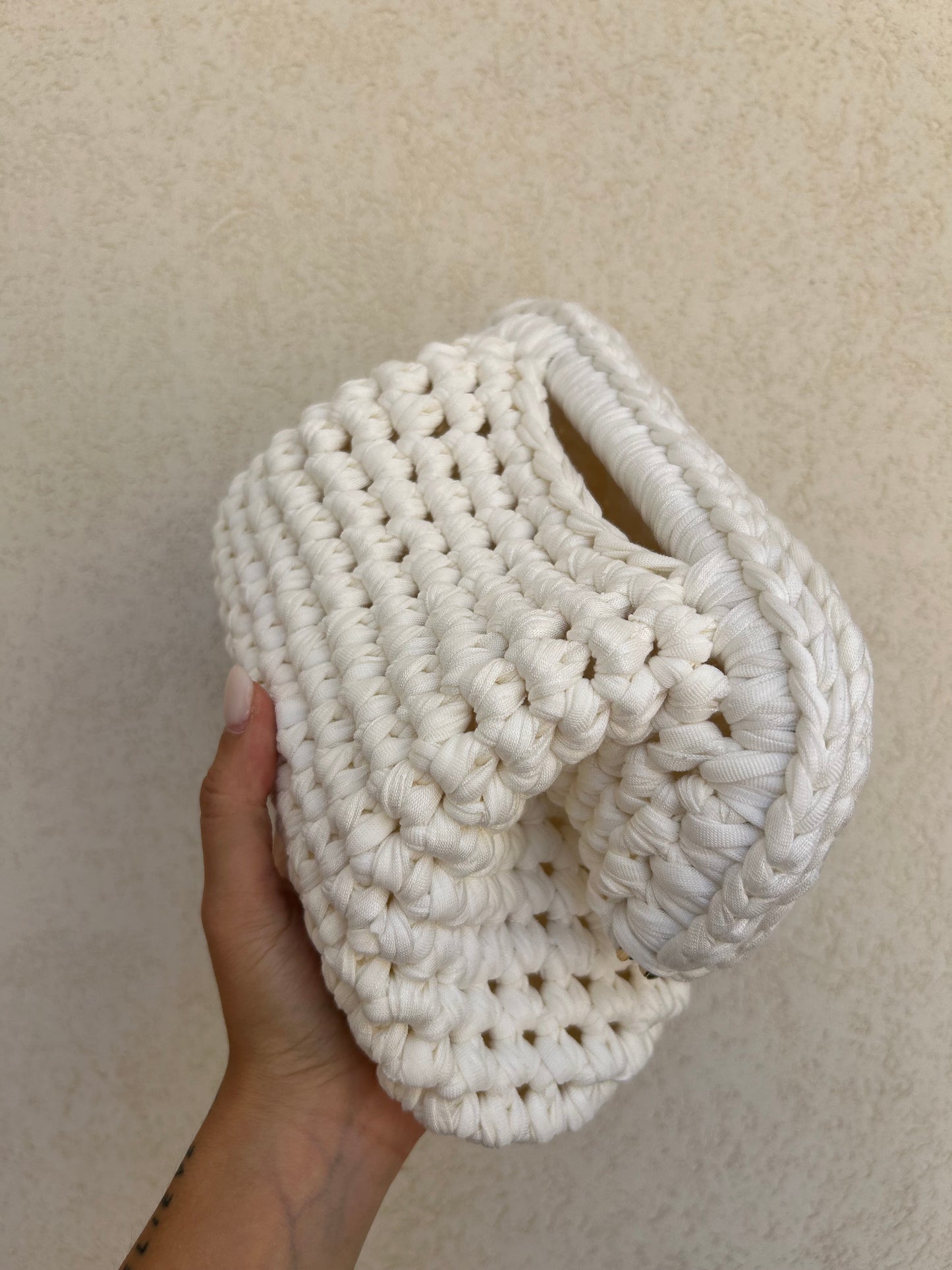 Bianco latte - clutch versione big