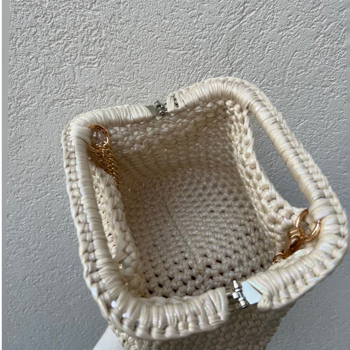 Clutch effetto boreale con catena